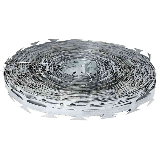 Razor Wire Silver 5000 x 1.9 cm Galvanised steel Razor Wire Silver 5000 x 1.9 cm Galvanised steel