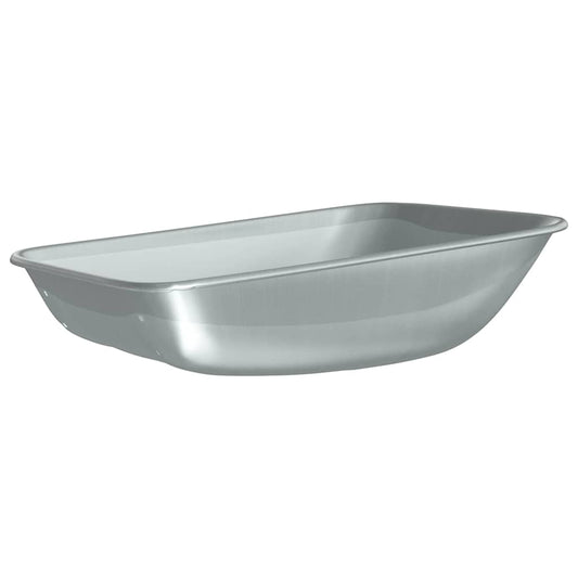 Wheelbarrow Tray Replacement Silver 80 x 60 x 25 cm Wheelbarrow Tray Replacement Silver 80 x 60 x 25 cm