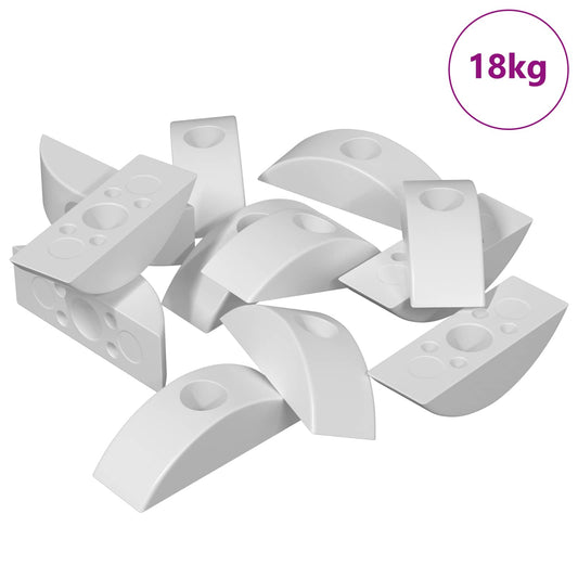 Half-moon Washer 13000 pcs White Polypropylene Half-moon Washer 13000 pcs White Polypropylene