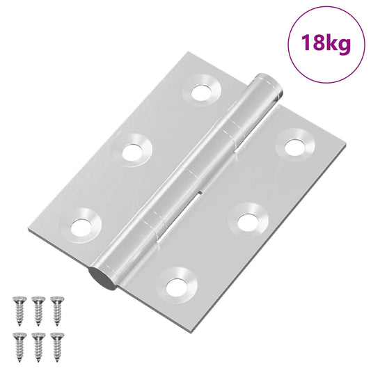 Hinge 720 pcs Silver 50 x 38 x 1.3 mm Steel Hinge 720 pcs Silver 50 x 38 x 1.3 mm Steel