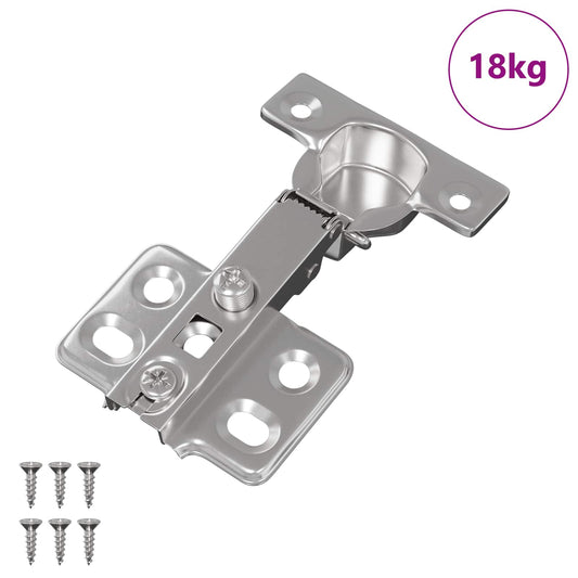 Hinge 257 pcs Nickel 85 x 52.5 x 9.5 mm Iron Hinge 257 pcs Nickel 85 x 52.5 x 9.5 mm Iron