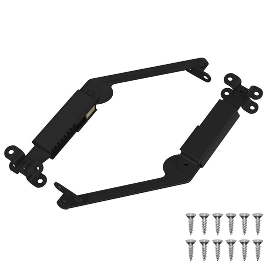 Lid Support Hinge 2 pcs Black 192 x 32 x 50 mm Steel Lid Support Hinge 2 pcs Black 192 x 32 x 50 mm Steel