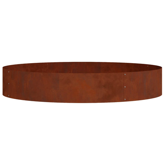 Planter Ring Brown 120 x 120 x 20 cm Weathering Steel Planter Ring Brown 120 x 120 x 20 cm Weathering Steel