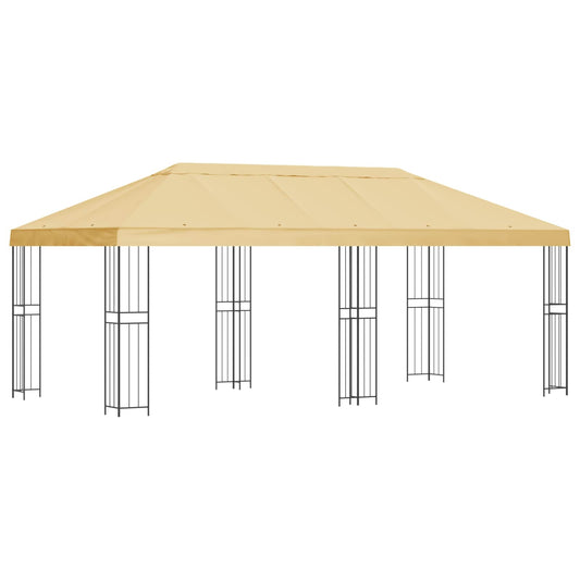 6 x 3 m Cream Polyester and Steel 190 6 x 3 m Cream Polyester and Steel 190
