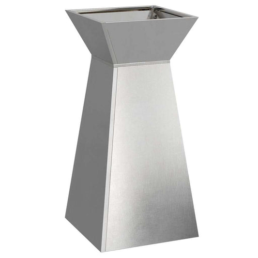 Pillar Planter Silver 35 x 35 x 73 cm Stainless Steel Pillar Planter Silver 35 x 35 x 73 cm Stainless Steel