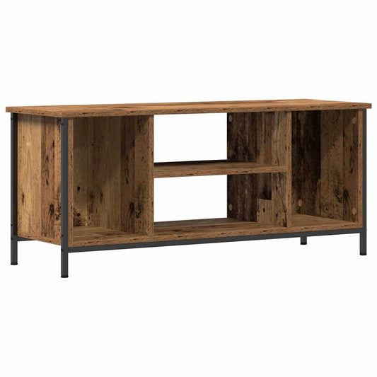 TV Cabinet Old Wood 102 x 35 x 45 cm Engineered Wood TV Cabinet Old Wood 102 x 35 x 45 cm Engineered Wood