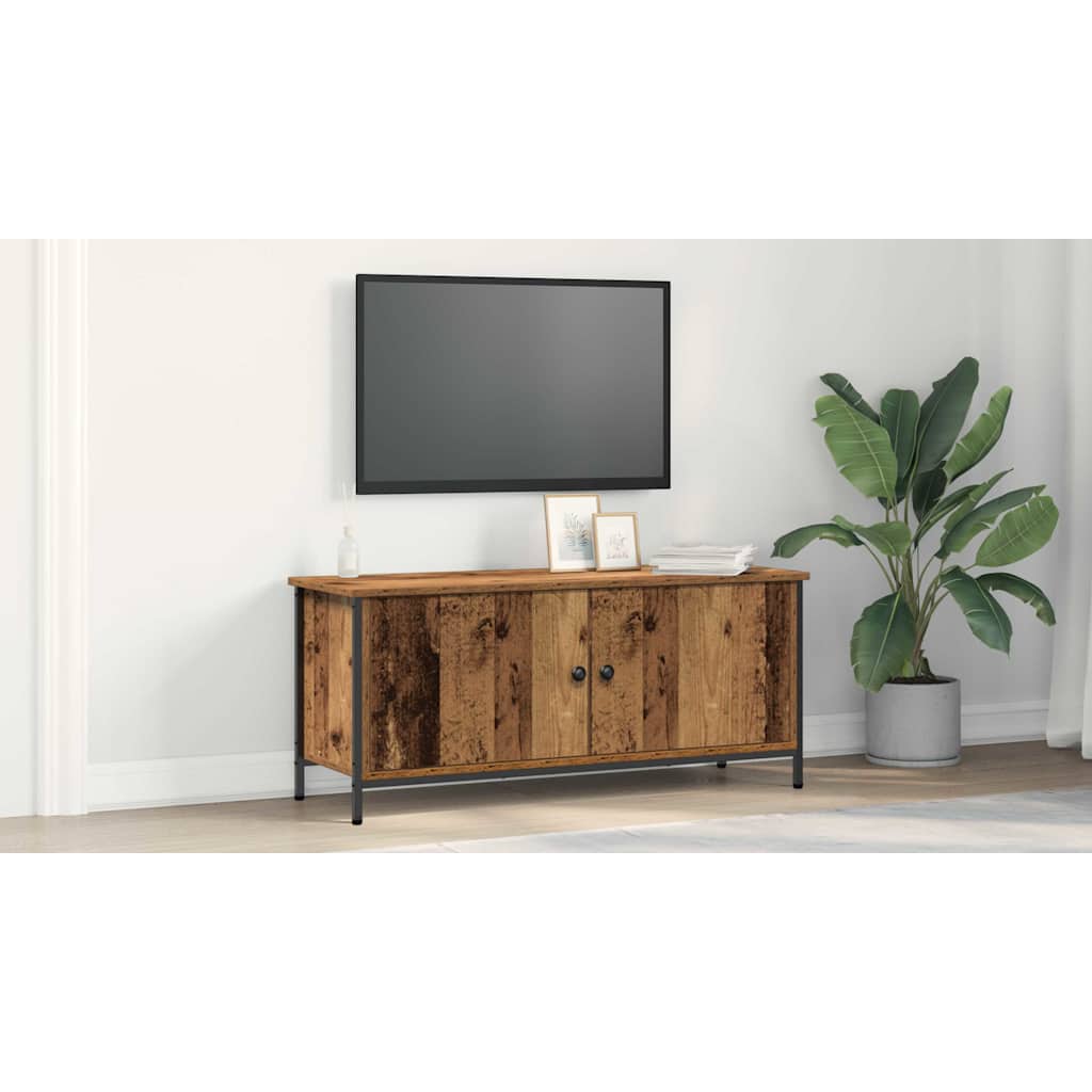 TV Cabinet Old Wood 100 x 35 x 45 cm Engineered Wood