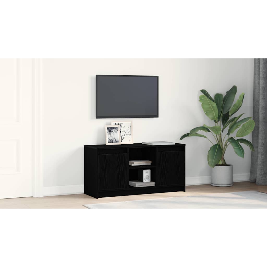 TV Units Black 100 x 34 x 50 cm Engineered wood