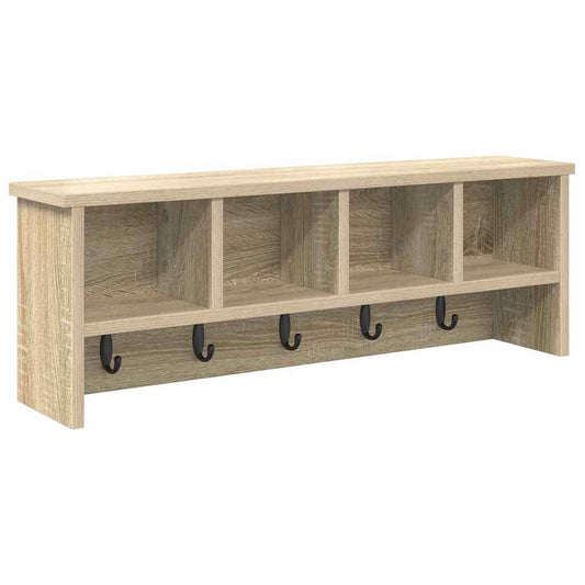 Wall-Mounted Coat Rack Wall-Mounted Sonoma Oak 75 x 16 x 26 cm Wall-Mounted Coat Rack Wall-Mounted Sonoma Oak 75 x 16 x 26 cm