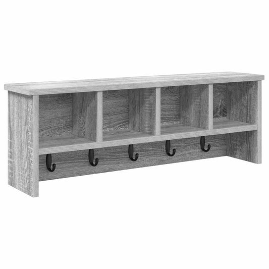 Wall-Mounted Coat Rack Wall-Mounted Grey Sonoma 75 x 16 x 26 cm Wall-Mounted Coat Rack Wall-Mounted Grey Sonoma 75 x 16 x 26 cm