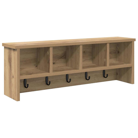 Wall-Mounted Coat Rack Wall-Mounted Artisan Oak 75 x 16 x 26 cm Wall-Mounted Coat Rack Wall-Mounted Artisan Oak 75 x 16 x 26 cm