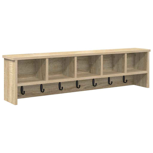 Wall-Mounted Coat Rack Wall-Mounted Sonoma Oak 100 x 16 x 26 cm Wall-Mounted Coat Rack Wall-Mounted Sonoma Oak 100 x 16 x 26 cm