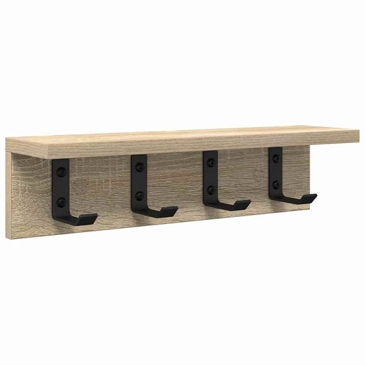 Wall-Mounted Coat Rack Sonoma Oak 40 x 10.5 x 10.5 cm Wall-Mounted Coat Rack Sonoma Oak 40 x 10.5 x 10.5 cm