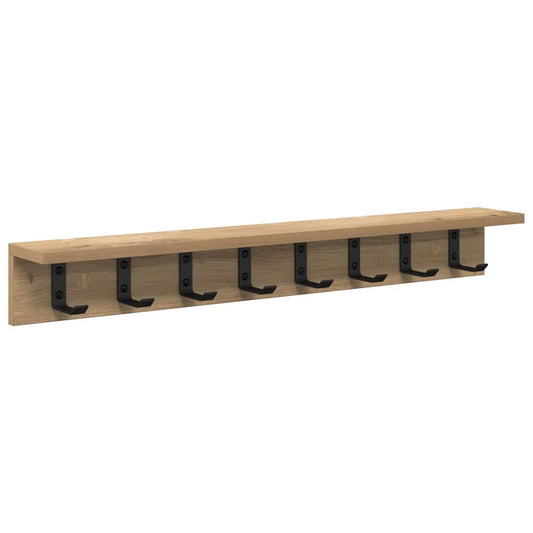 Wall-Mounted Coat Rack Wall-Mounted Artisan Oak Engineered wood Wall-Mounted Coat Rack Wall-Mounted Artisan Oak Engineered wood