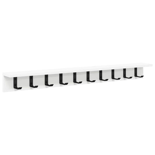 Wall-Mounted Coat Rack Wall-Mounted White 100 x 10.5 x 10.5 cm Wall-Mounted Coat Rack Wall-Mounted White 100 x 10.5 x 10.5 cm