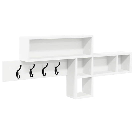 Wall-Mounted Coat Rack Wall-Mounted White 100 x 12 x 43.5 cm Wall-Mounted Coat Rack Wall-Mounted White 100 x 12 x 43.5 cm
