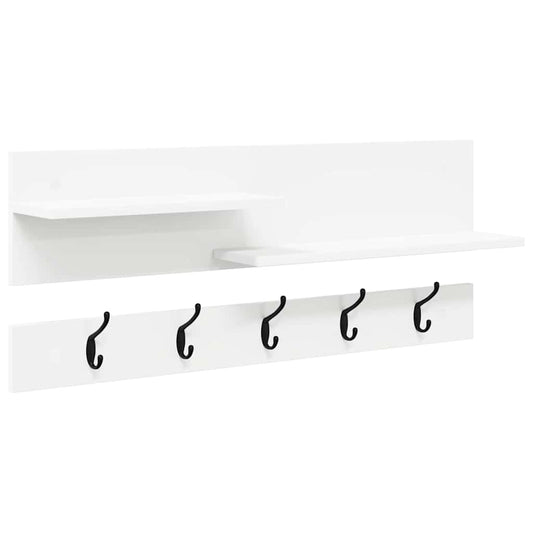 Wall-Mounted Coat Rack Wall-Mounted White 90 x 15 x 36 cm Wall-Mounted Coat Rack Wall-Mounted White 90 x 15 x 36 cm