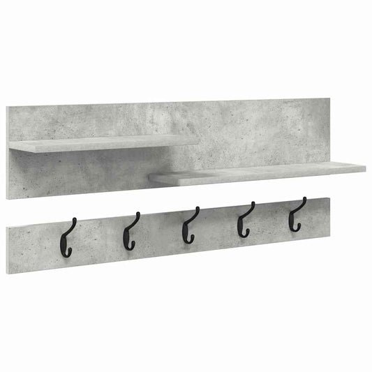 Wall-Mounted Coat Rack Wall-Mounted Concrete Grey Wall-Mounted Coat Rack Wall-Mounted Concrete Grey