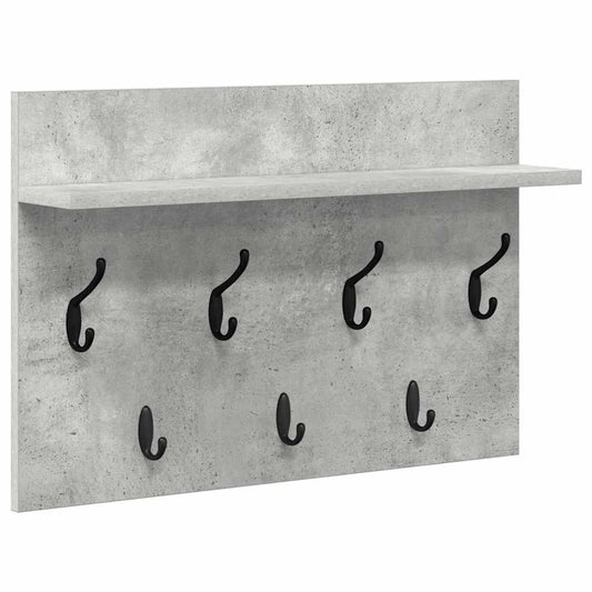 Wall-Mounted Coat Rack Wall-Mounted Concrete Grey Wall-Mounted Coat Rack Wall-Mounted Concrete Grey