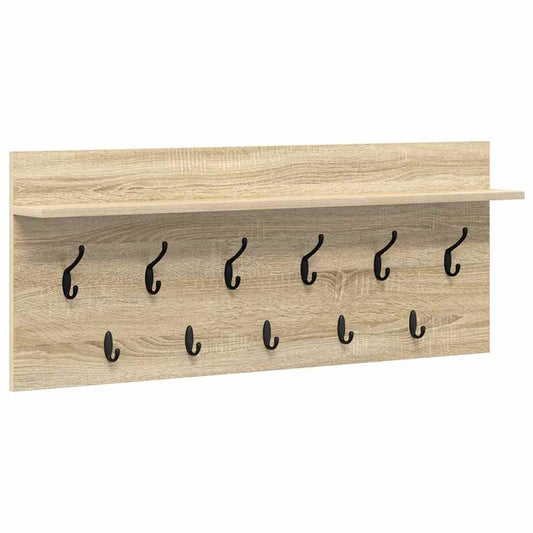 Wall-Mounted Coat Rack Wall-Mounted Sonoma Oak 100 x 40 x 12 cm Wall-Mounted Coat Rack Wall-Mounted Sonoma Oak 100 x 40 x 12 cm