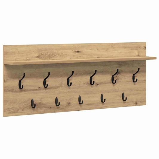 Wall-Mounted Coat Rack Wall-Mounted Artisan Oak Engineered wood Wall-Mounted Coat Rack Wall-Mounted Artisan Oak Engineered wood