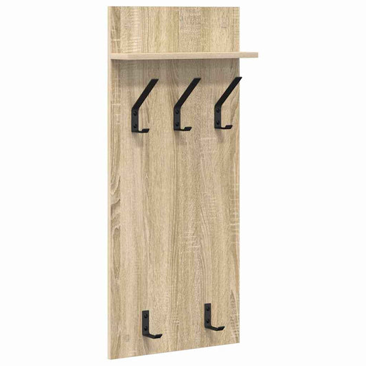 Wall-Mounted Coat Rack Wall-Mounted Sonoma Oak 40 x 10 x 90 cm Wall-Mounted Coat Rack Wall-Mounted Sonoma Oak 40 x 10 x 90 cm
