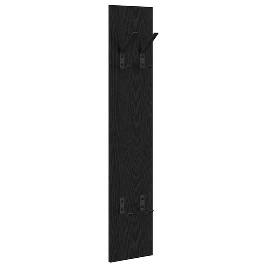 Wall-Mounted Coat Rack Wall-Mounted Black Oak 20 x 1.5 x 100 cm Wall-Mounted Coat Rack Wall-Mounted Black Oak 20 x 1.5 x 100 cm