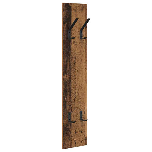 Wall-Mounted Coat Rack Wall-mounted Old Wood 20 x 1.5 x 100 cm Wall-Mounted Coat Rack Wall-mounted Old Wood 20 x 1.5 x 100 cm