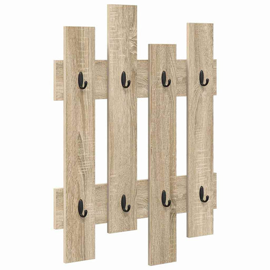 Wall-Mounted Coat Rack Wall-Mounted Sonoma Oak 60 x 3 x 82 cm Wall-Mounted Coat Rack Wall-Mounted Sonoma Oak 60 x 3 x 82 cm