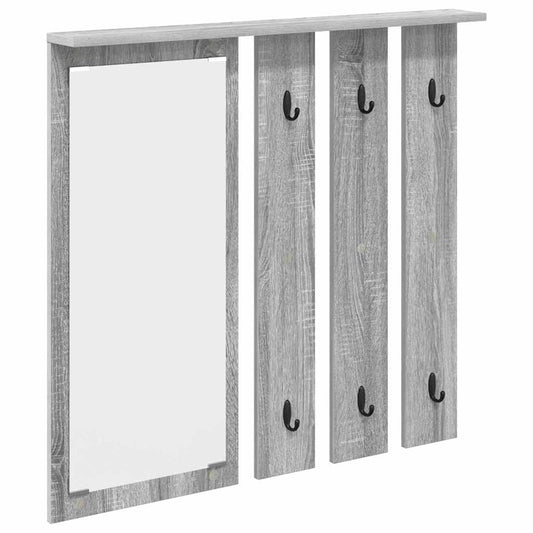 Wall-Mounted Coat Rack Wall-Mounted Grey sonoma 84 x 10 x 80 cm Wall-Mounted Coat Rack Wall-Mounted Grey sonoma 84 x 10 x 80 cm