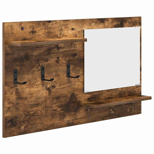 Wall-Mounted Coat Rack Wall-Mounted Smoked Oak 90 x 10 x 50 cm Wall-Mounted Coat Rack Wall-Mounted Smoked Oak 90 x 10 x 50 cm