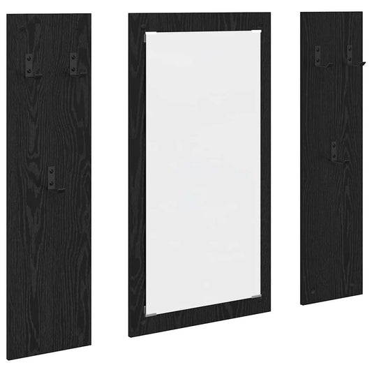 Wall-Mounted Coat Rack Wall-Mounted Black Oak 96 x 1.5 x 90 cm Wall-Mounted Coat Rack Wall-Mounted Black Oak 96 x 1.5 x 90 cm
