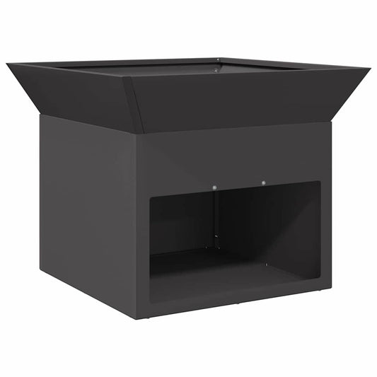 Fire Pit Black 50 x 50 x 40 cm Steel Fire Pit Black 50 x 50 x 40 cm Steel