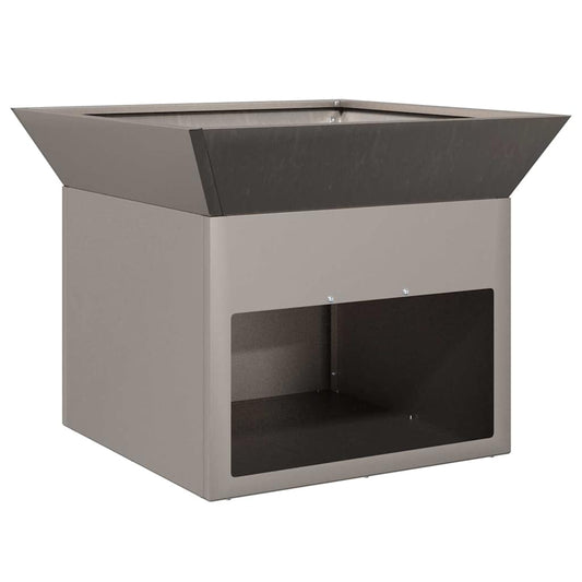 Fire Pit Rusty 50 x 50 x 40 cm Weathering steel Fire Pit Rusty 50 x 50 x 40 cm Weathering steel