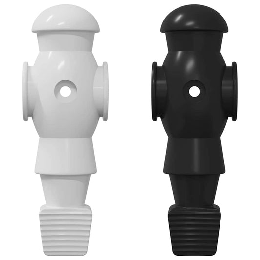 Foosball Table Players 24 pcs Black and White HIPS Foosball Table Players 24 pcs Black and White HIPS