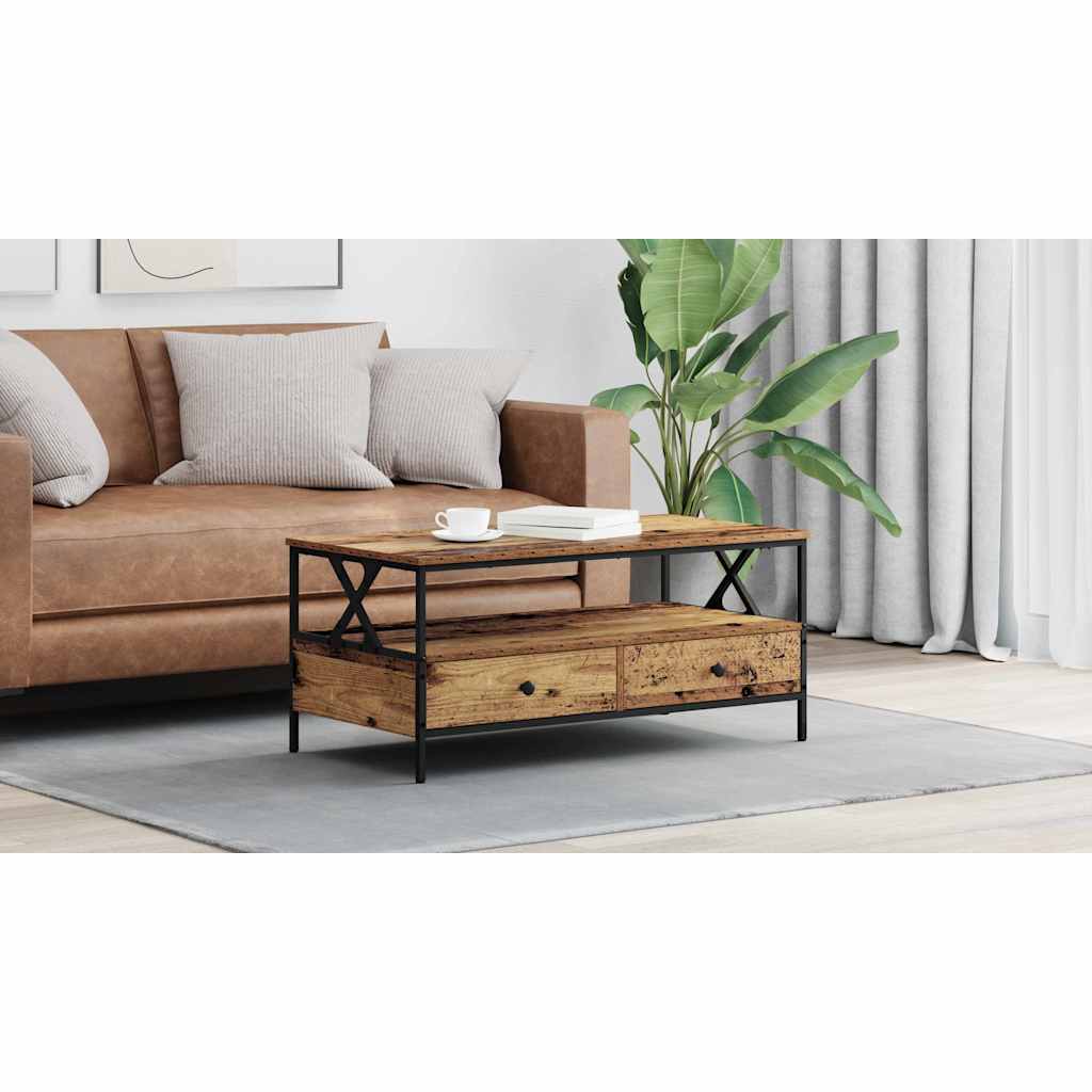 Coffee Table Old wood 100 x 51 x 45 cm Engineered wood