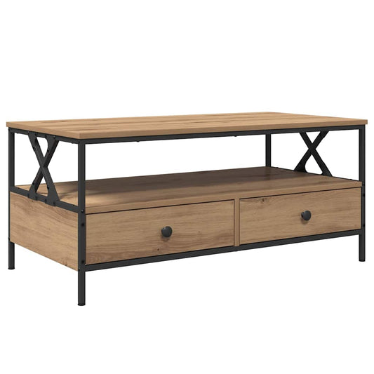 Coffee Table Artisan oak 100 x 51 x 45 cm Engineered wood Coffee Table Artisan oak 100 x 51 x 45 cm Engineered wood