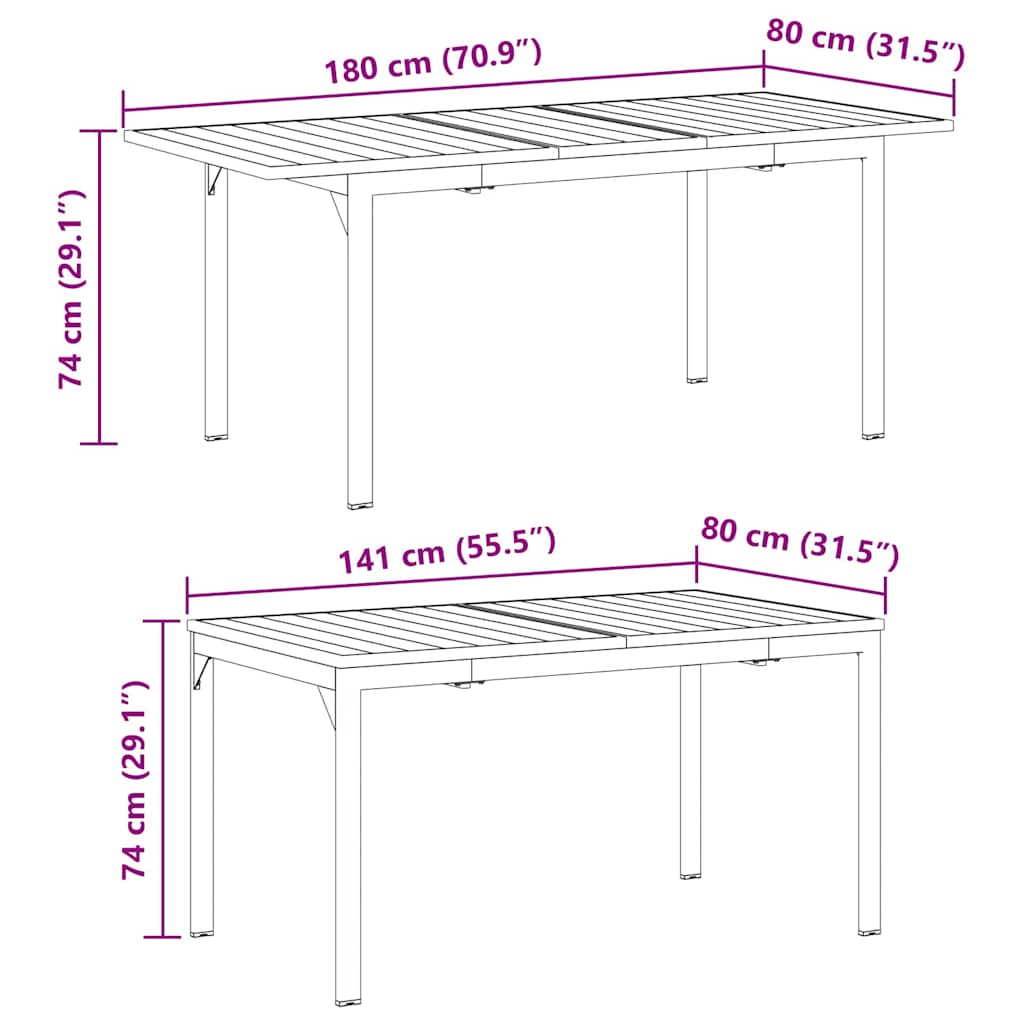 Garden Dining Set 7 pcs Black Poly Rattan