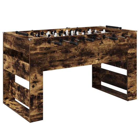Foosball Table Smoked Oak 146.5 x 74 x 85 cm Engineered Wood Foosball Table Smoked Oak 146.5 x 74 x 85 cm Engineered Wood