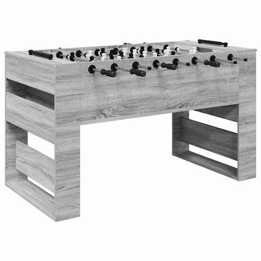 Foosball Table Grey Sonoma 146.5 x 74 x 85 cm Engineered Wood Foosball Table Grey Sonoma 146.5 x 74 x 85 cm Engineered Wood