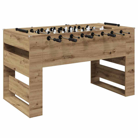 Foosball Table Artisan Oak 146.5 x 74 x 85 cm Engineered Wood Foosball Table Artisan Oak 146.5 x 74 x 85 cm Engineered Wood