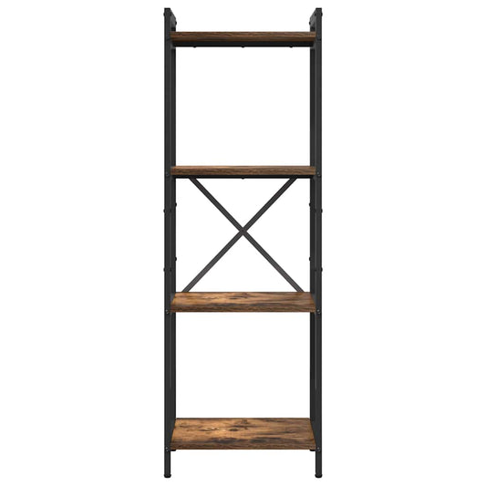 Bookshelf 40 x 30 x 119 cm Engineered Wood Smoked Oak Bookshelf 40 x 30 x 119 cm Engineered Wood Smoked Oak
