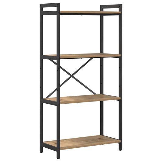 Bookshelf 60 x 30 x 120 cm Engineered Wood Artisan Oak Bookshelf 60 x 30 x 120 cm Engineered Wood Artisan Oak