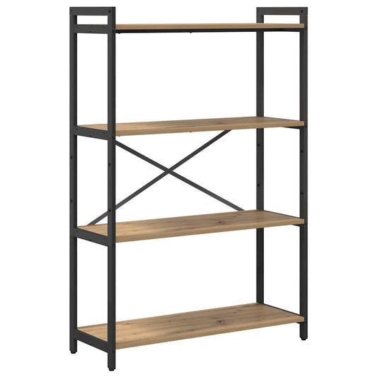 Bookshelf 80 x 30 x 120 cm Engineered Wood Artisan Oak Bookshelf 80 x 30 x 120 cm Engineered Wood Artisan Oak
