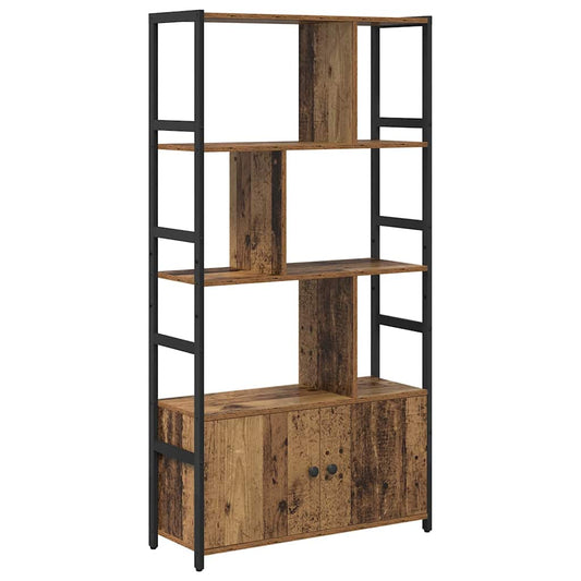 Bookshelf Old wood 80 x 30 x 155.5 cm Engineered Wood Bookshelf Old wood 80 x 30 x 155.5 cm Engineered Wood