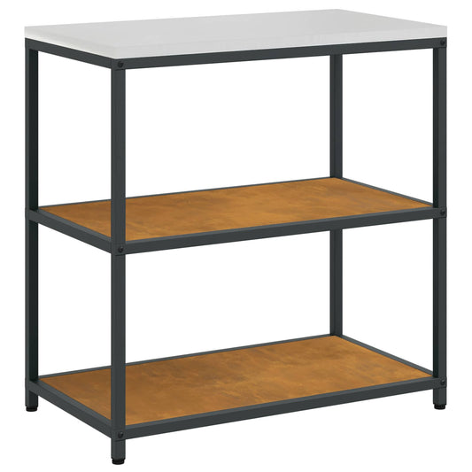 Kitchen Shelving Unit HATTEM Rusty 90 x 50 x 92 cm Steel Kitchen Shelving Unit HATTEM Rusty 90 x 50 x 92 cm Steel