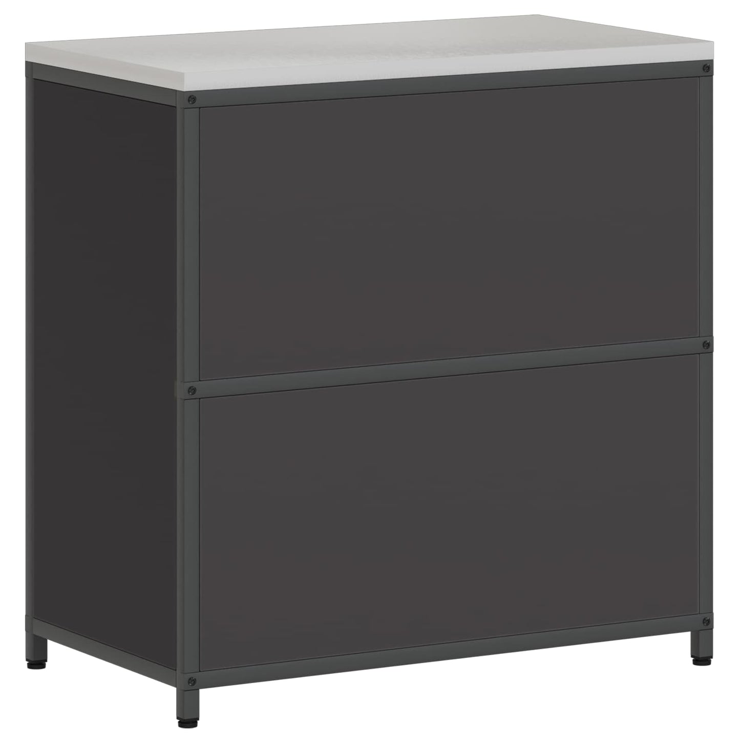 Kitchen Storage HATTEM Black 90 x 50 x 92 cm Steel