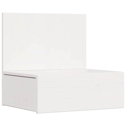 Bedside Table White 42 x 32.5 x 40 cm Solid pine wood Bedside Table White 42 x 32.5 x 40 cm Solid pine wood