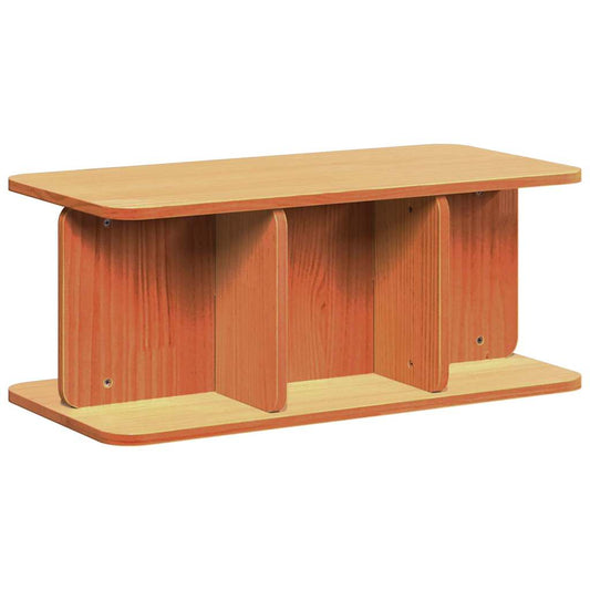 Coffee Table Wax Brown 80 x 39.5 x 33.5 cm Solid pine wood Coffee Table Wax Brown 80 x 39.5 x 33.5 cm Solid pine wood