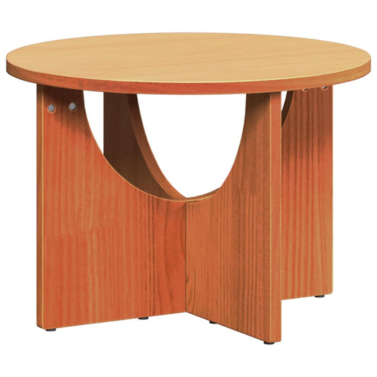Coffee Table Wax Brown 50 x 50 x 35 cm Solid pine wood Coffee Table Wax Brown 50 x 50 x 35 cm Solid pine wood